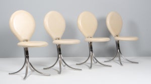 Poul Henningsen. Sæt på fire stole, model ‘PH 507’