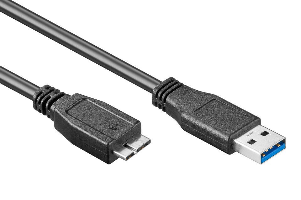 USB 3.2 Gen 1 kabel (Type - Micro type B) - 3,00 meter – dba.dk – Køb og Salg af Nyt og Brugt
