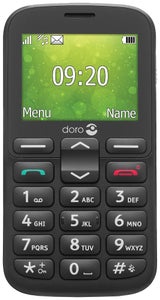 Doro 1385 mobiltelefon (sort) - Kun 2G
