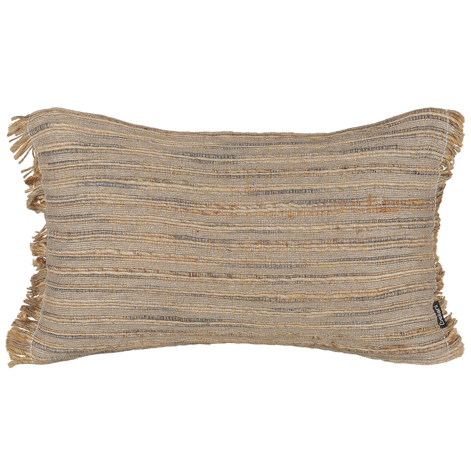 Dekorativ jutepude 30 x 50 cm beige LEDUM