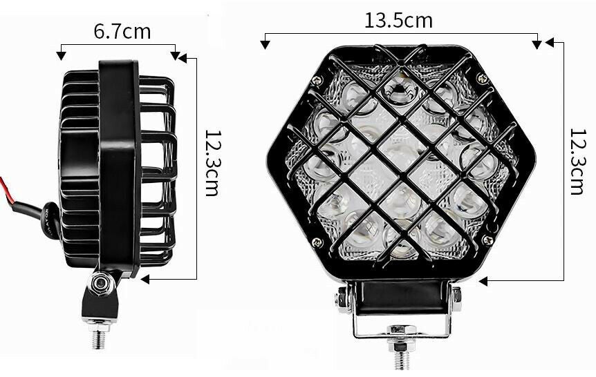 48 watt LED køretøjs projektør 12/24/48 volt - m...