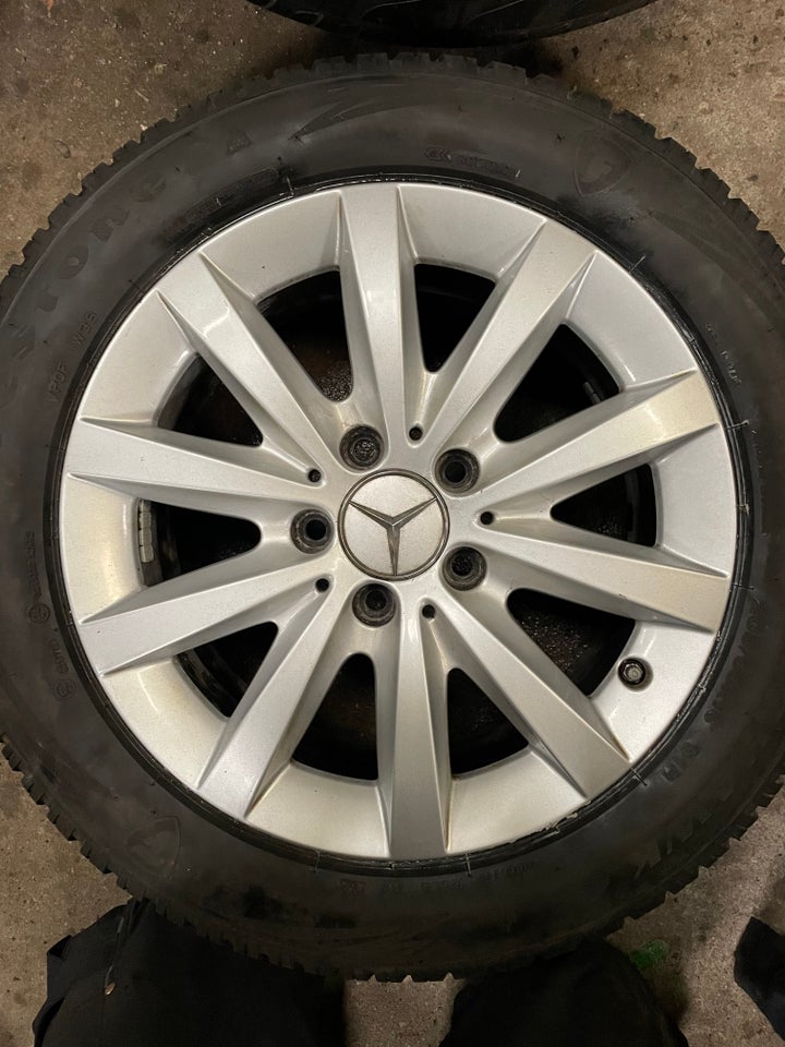 16” orignale Mercedes A-klasse fælge med næsten...