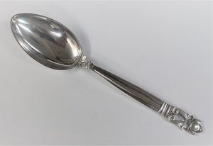 Georg Jensen. Sterling (925). Konge. Dessertske. Længde 17,5