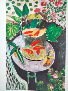 Henri Matisse (after) - Los peces rojos del jardín