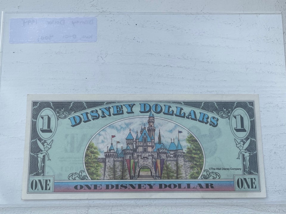 Amerika, sedler, 1 Disney dollar