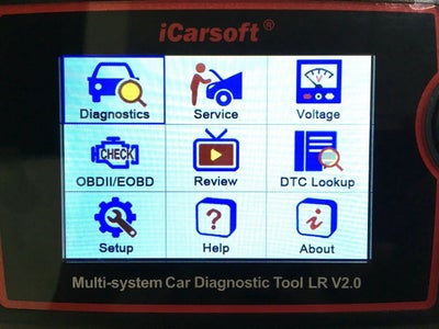 Latest Version Of iCarsoft LR V2.0 OBD2 Diagnostic Tool For Land