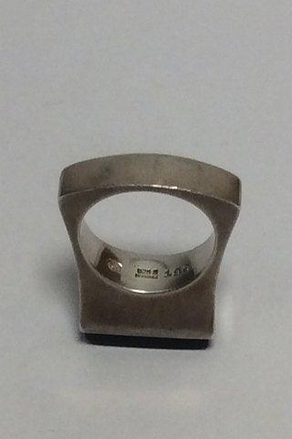 Georg Jensen Sterling Sølv Moderne Ring no 180 m...