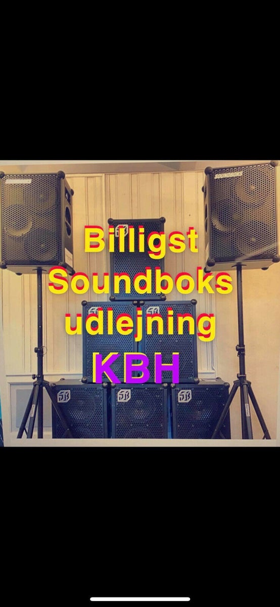 Bannerbillede for Soundboks udlejning Kbh & Omegnen