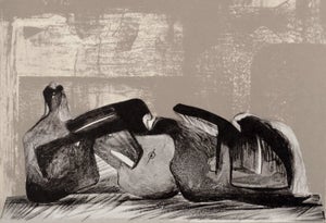 Henry Moore (1898-1986) - Reclining Figure Interior Setting I