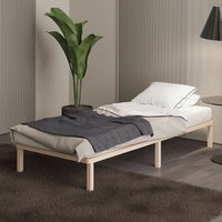 Lisette Futonseng 120x200 massivt birketræ seng...