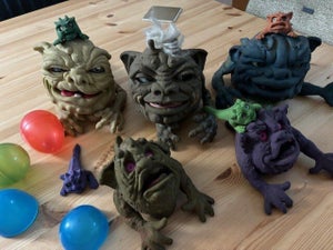 Marionet (9) - Mattel Boglins - Latex - 1987