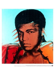 Andy Warhol, after - Muhammed Ali  - Licensed Print. - Big Size