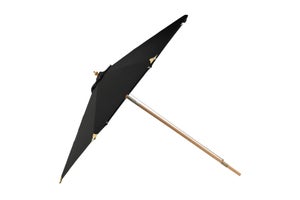 Nypo parasol med tilt sort.