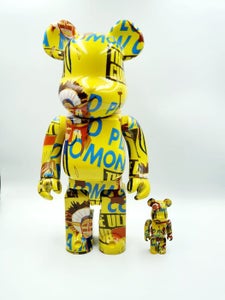 Medicom  x Andy Warhol & Jean Michel Basquiat (after) - Be@rbrick Plug Pulled...