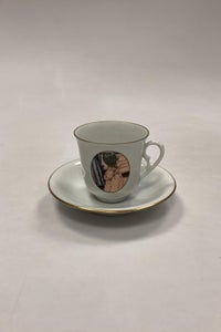 Bing og Grøndahl Carl Larsson Kaffekop og underkop No. 4508/305 Motiv 3 VI SE...