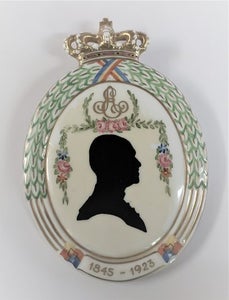 Royal Copenhagen. Silhouette platte. Prins Ernst August. Her