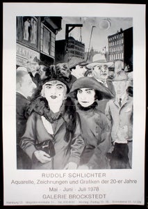 Rudolf Schlichter - Exhibition Poster,  signed in the plate