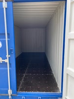 Ny 20 fods Container i Blå. Andre farver haves.