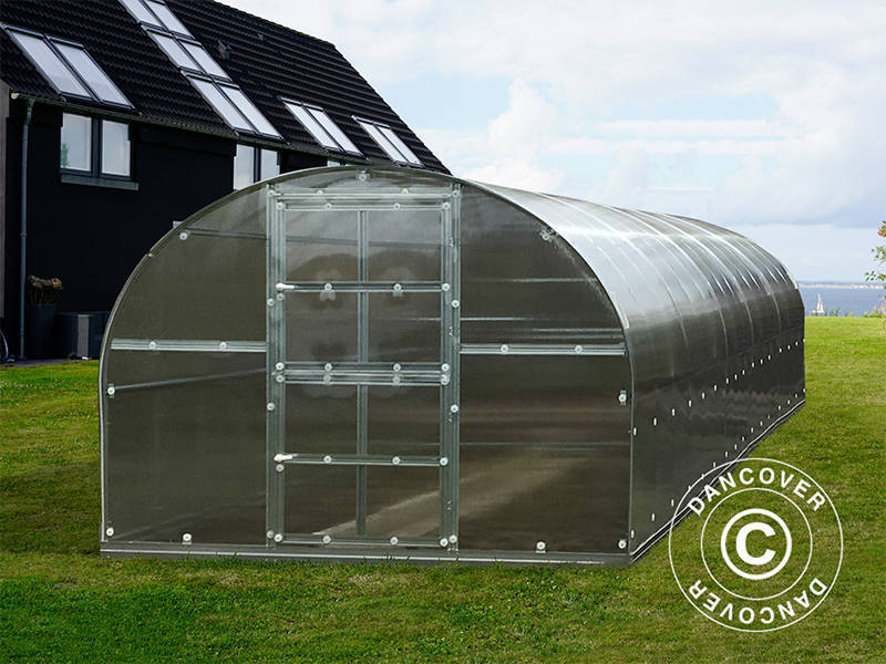 Drivhus polycarbonat TITAN Arch 320, 36m², 3x12...