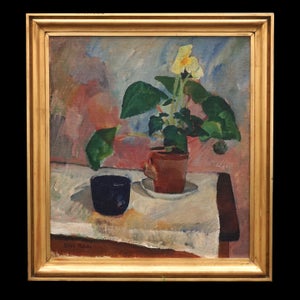 Olaf Rude maleri. Olaf Rude, 1886-1957, olie på lærred. Opst