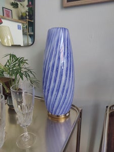 Murano bordlampe i blå