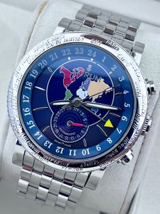 Corum - Classical GMT World Time Automatic Blue - - 983.201.20 - Mænd - 2000-...