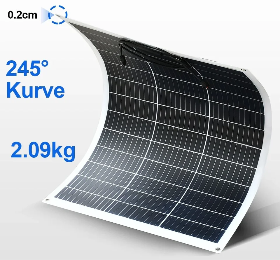 130W Fleksibelt solpanel