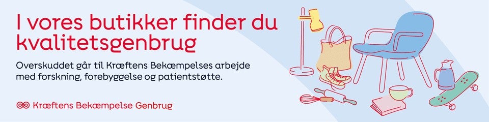 Bannerbillede for Kræftens Bekæmpelse Genbrug