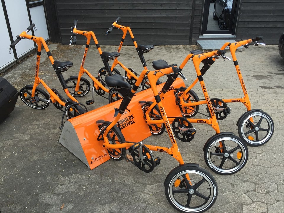 Orange Strida LT - Fabriksny Strida foldecykel s...