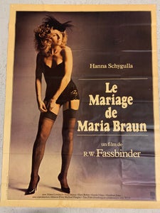 Filmplakat, “Maria Brauns bryllup”, Rainer Werner Fassbinder