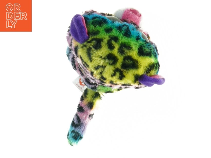 Ty Beanie Babies farverig leopard bamse (str. 14...