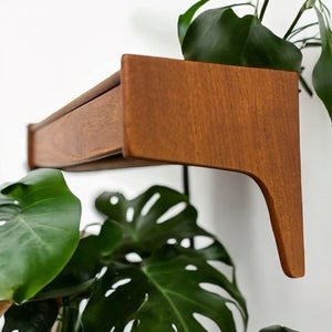 Arne Hovmand-Olsen Teak Floating Bedside Shelf for Mogens Kold – teak sengebord