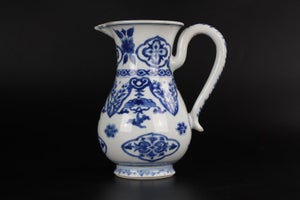 Porcelæn - Stor blå og hvid varmtvandskande - Kangxi - 17 cm