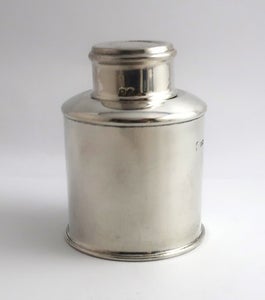 Engelsk sølv te dåse (925). Birmingham. Højde 9 cm. Der er b
