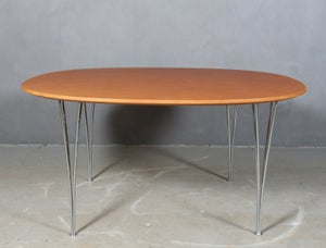 Arne Jacobsen og Piet Hein. Cirkulært spisebord,