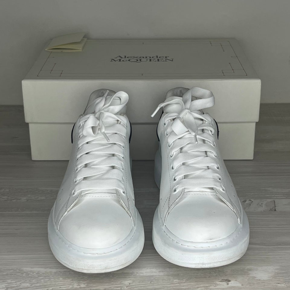 Alexander McQueen Sneakers, 'Hvid Læder' Oversiz...