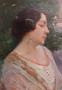 Emilio Rizzi (1881-1952) - La moglie del pittore