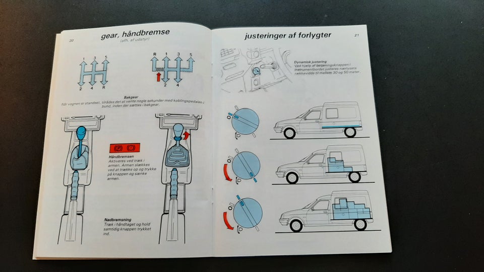 Citroen C15 instruktionsbog