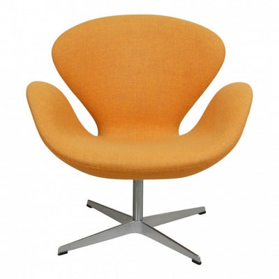 Arne Jacobsen Svane stol i orange stof dba.dk K b og Salg af