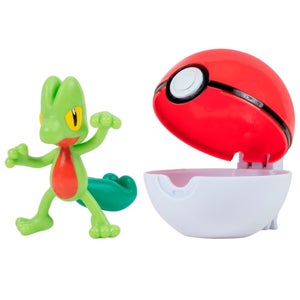 Pokémon Pokéball Med Figur - Clip 'N' Go - Treeko - Figurer & Legesæt Hos Coop