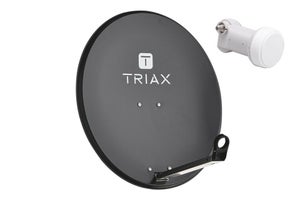 Triax TDS 65A (1 pos, 1 user) Parabolantenne 60x 66 cm. kit til 1 position og...
