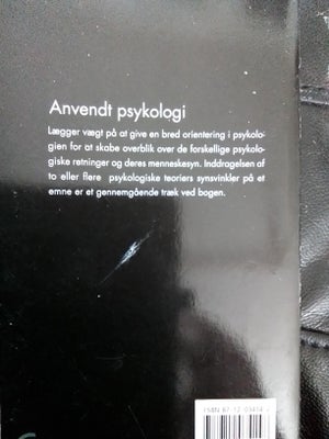 Anvendt Psykologi En Grundbog - Dba.dk - Køb Og Salg Af Nyt Og Brugt