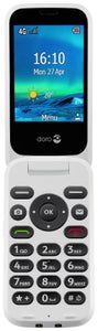Doro 6881 mobiltelefon (rød/hvid)