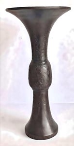 Vase - Bronze - bronze kegle vase - Kina