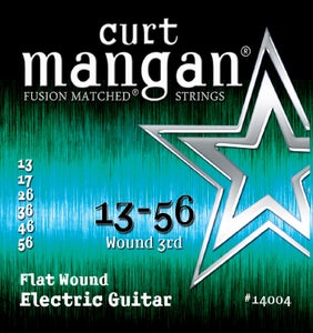 Curt Mangan 14004 Flatwound el-guitarstrenge 013-056