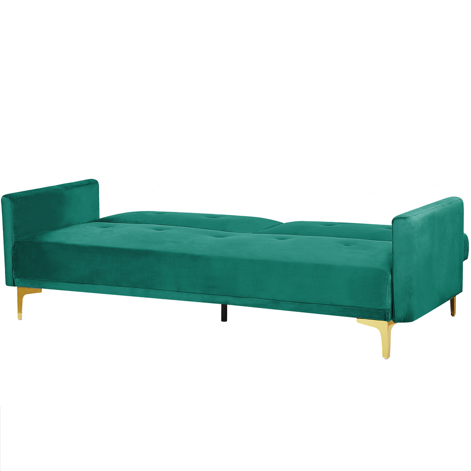 Sovesofa LUCAN Smaragdgrøn Velour