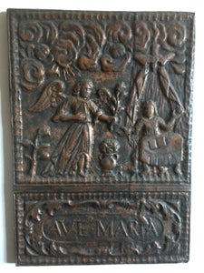 Kobber relief i Renaissance stil 