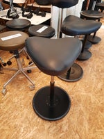 Variér balancestol med sort kunstlæder