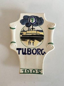 Aluminia Tuborg Bryggeri platte fra 1905 VI SENDER