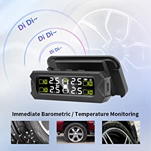 Solar Charger Trådløs Tpms Vinkeljusterbar sikke...